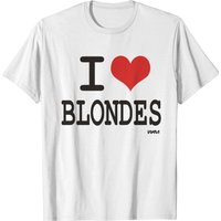 I Love Blondes By Wam T-shirt — T-shirts pour hommes