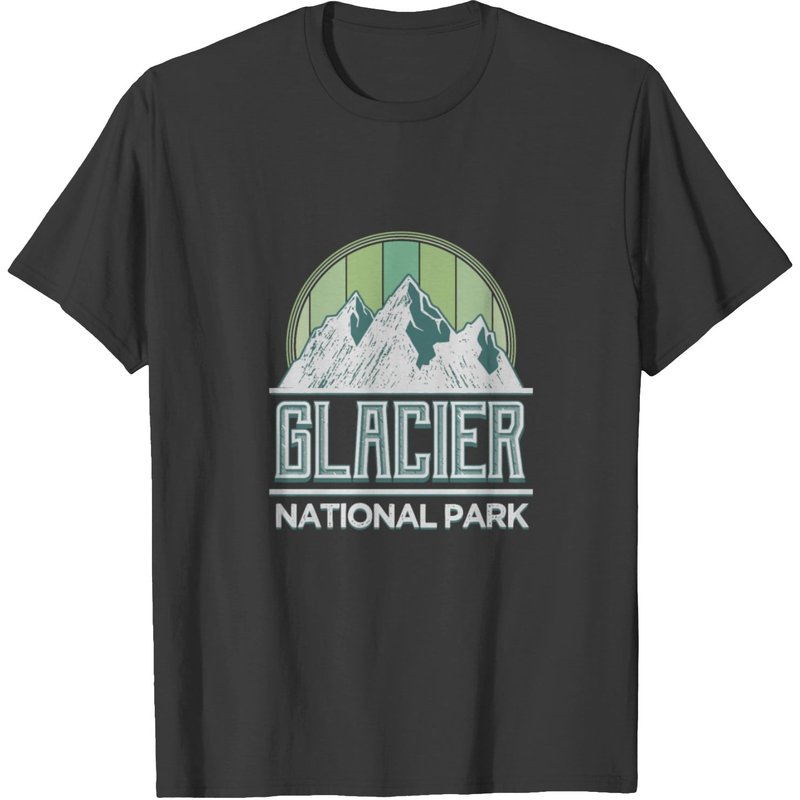 Glacier National Park T Shirt Vintage Glacier Park T-shirt — T-shirts pour hommes