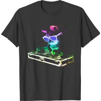 House Cat Rainbow Dj Kitty T-shirt