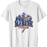 Proud Marine Wife T-shirt