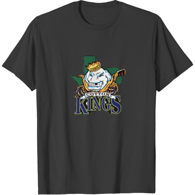 Lubbock Cotton Kings Vintage Hockey Logo T-shirt — T-shirts pour hommes