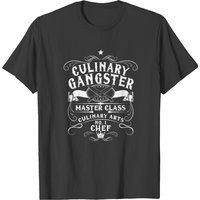 Culinary Gangster - Vintage Chef Funny Gift T-shirt — Mens T Shirts