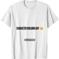 Character Building Day T-shirt — T-shirts pour hommes