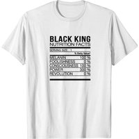 Black King Nutrition Facts T-shirt