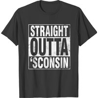 Straight Outta 'sconsin T-shirt — T-shirts pour hommes