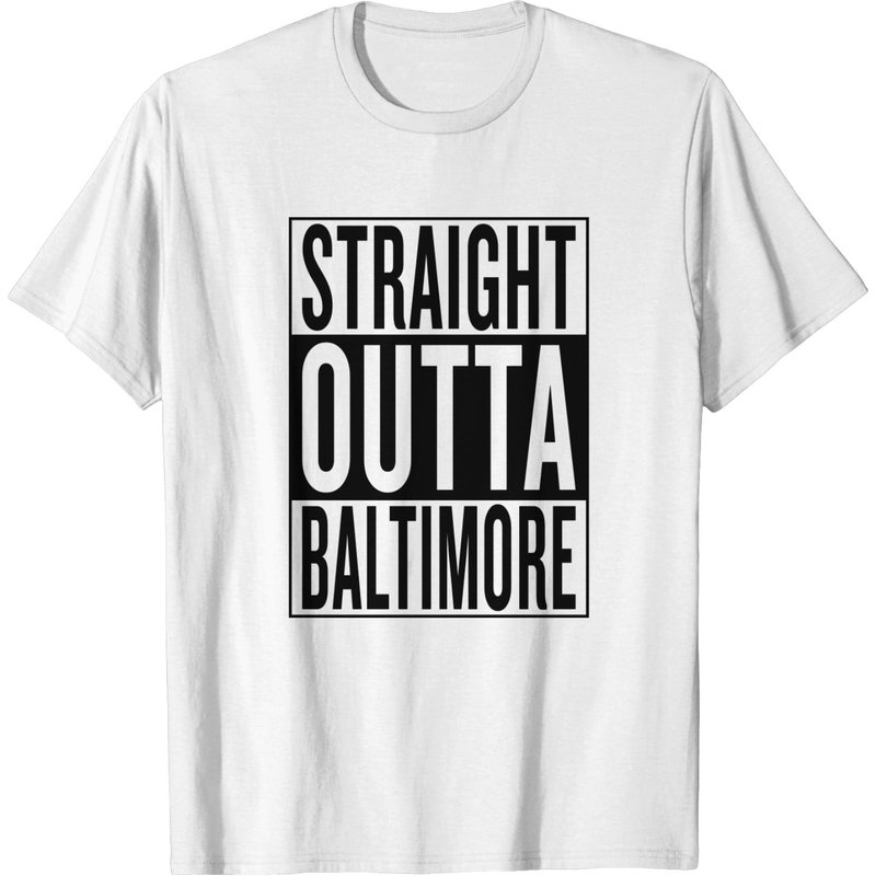 Straight Outta Baltimore T-shirt — T-shirts pour hommes