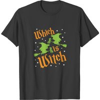 Halloween Twins Identical Which Witch Is Which T-shirt — T-shirts pour hommes