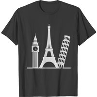 Europe / London,paris,pisa T-shirt