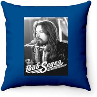 Bob Seger Piano Song - Bob Seger - Throw Pillows — Decorative Cushions