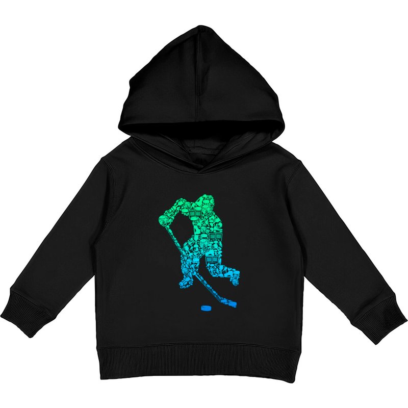 Ice Hockey Player Ice Hockey Boys Children Kids Pullover Hoodies — Sweats à capuche pour hommes
