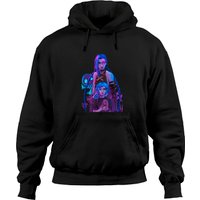 Jinx (league Of Legends),vintage Arcane Jinx Classic Unisex Hoodies, Gift, Gamer, Netflix
