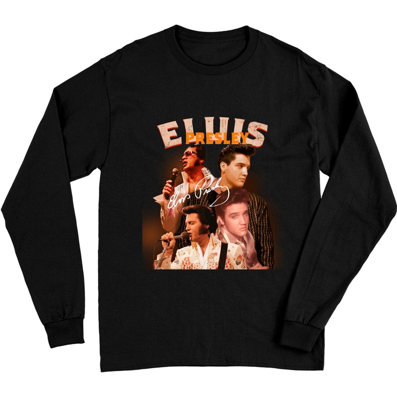 Elvis Presley Vintage Long Sleeve Shirt - Classic Elvis Tribute Shirt