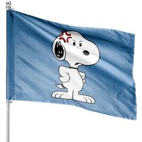 Angry Snoopy - Snoopy - House Flags — Decorative Flags