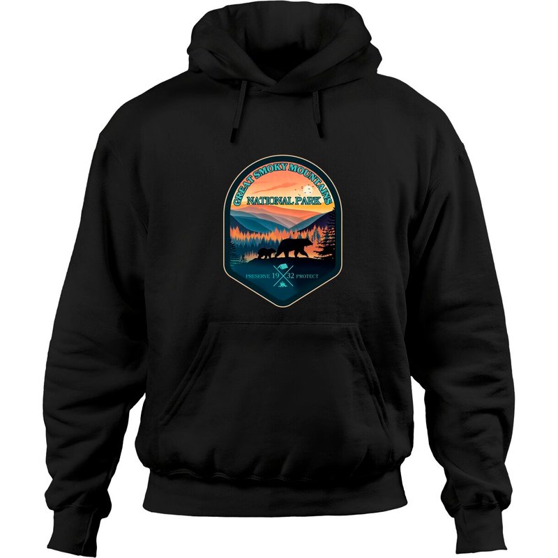 Great Smoky Mountains National Park Est 1932 Souvenir Hiking - Great Smoky Mountains National Park - Hoodies — Sweats à capuche pour hommes