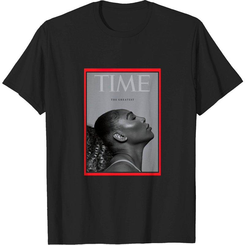 Serena Williams The Greatest In Time Magazine Shirt — Mens T Shirts