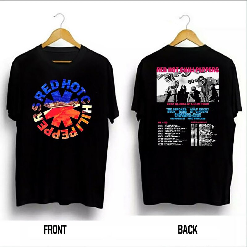 Red Hot Chili Peppers 2022 World Tour Shirt