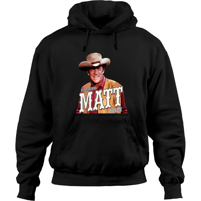 Gunsmoke T-shirtus Marshal Matt Dillon From Gunsmoke Hoodies — Sweats à capuche pour hommes
