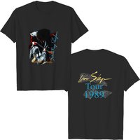 80s Vintage Stevie Ray Vaughan 1989 Double Trouble In Step Tour Rock Music T-shirt