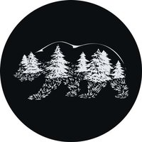 Bear Forest Spare Tire Cover