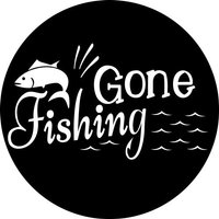 Gone Fishing Spare Tire Cover