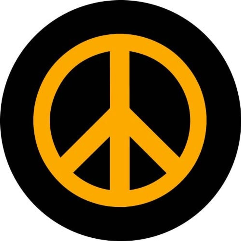 Peace Symbol Spare Tire Cover — Accessoires pour camions