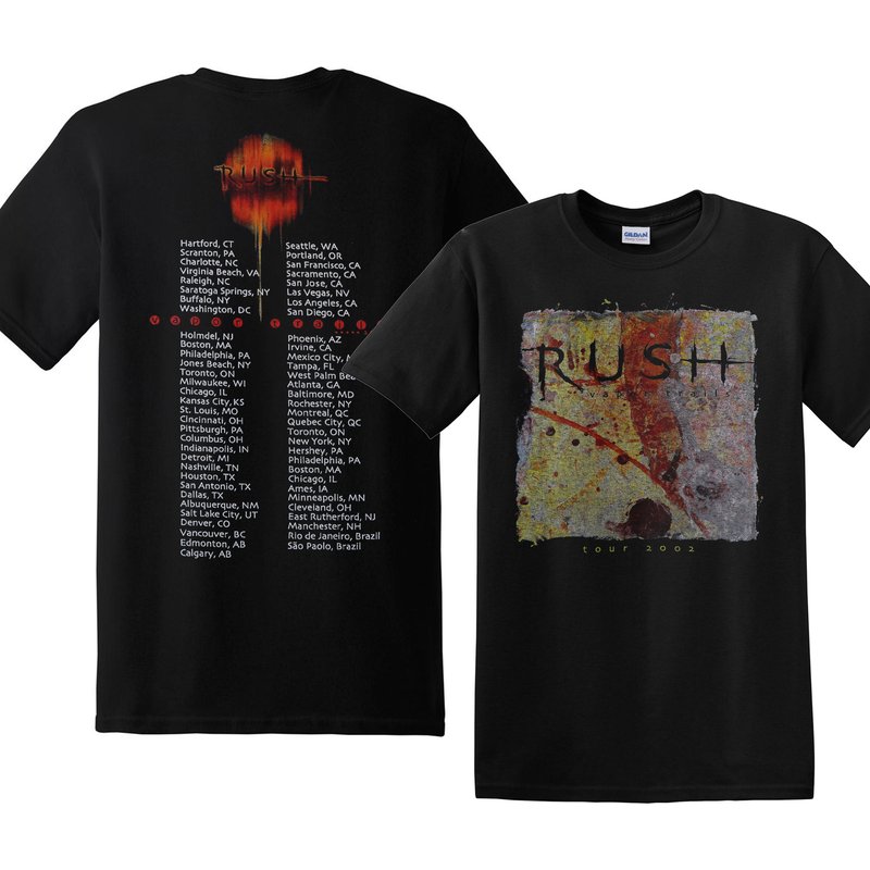 2002 Rush Vapor Trails Tour T-shirt