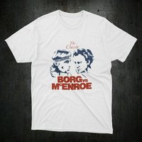 1980s Bjorn Borg Vs John Mcenroe Tennis Tshirt
