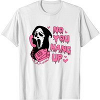 No You Hang Up Halloween Shirts, Ghostface Scream