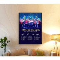 Imagine Dragons Mercury Tour Concert 2022 Poster — Posters & Prints
