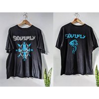 Vintage Soulfly Merch T-shirt Double Side