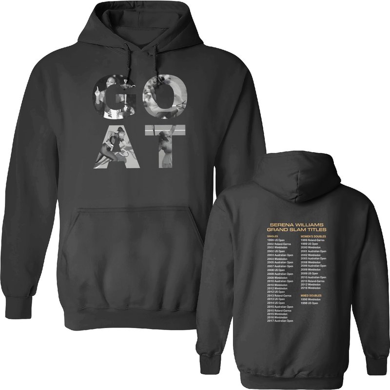 Serena Williams Goat Hoodie, Serena Williams Greatest Female Athlete 2022 Shirt — Sweats à capuche pour hommes