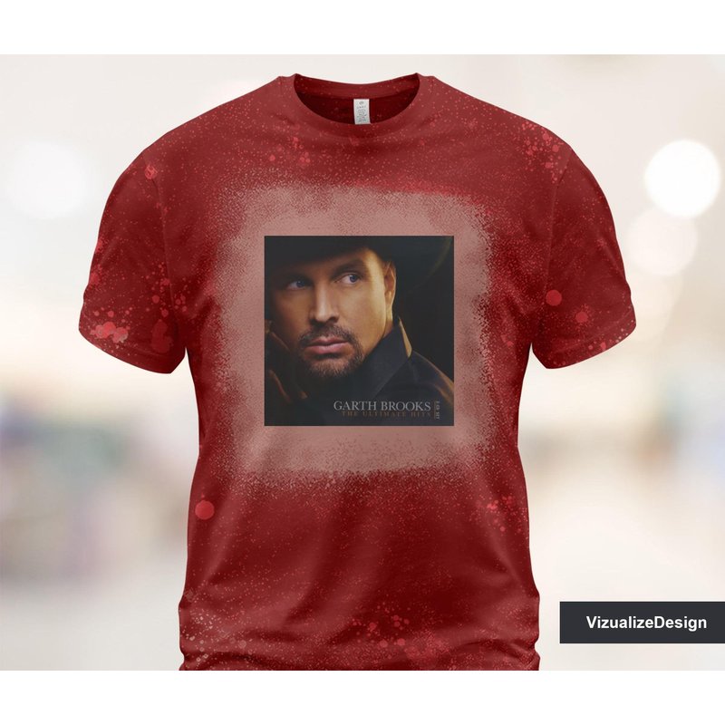 Garth Brooks Bleached 3d T Shirt — T-shirts pour hommes