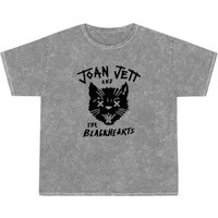 Custom Joan Jett Washed T-shirt, Joan Jett Unisex T-shirt — T-shirts pour hommes