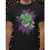 Beetlejuice Tim Burton Inspired Rose Tee Shirt