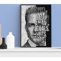 Harvey Specter Suits Poster