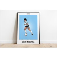 Maradona - Football Poster — Posters & Prints
