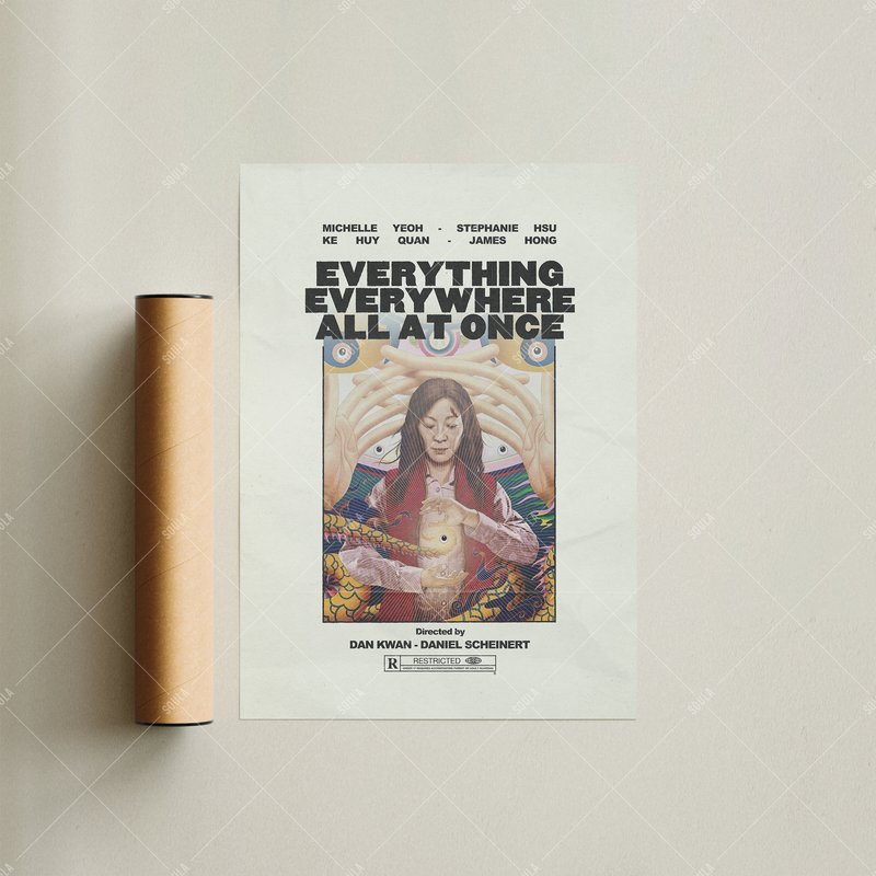 Everything Everywhere All At Once | Dan Kwan | Minimalist Movie Poster