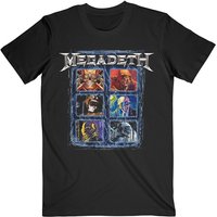 Megadeath Adult T-shirt - Vic Head Grid