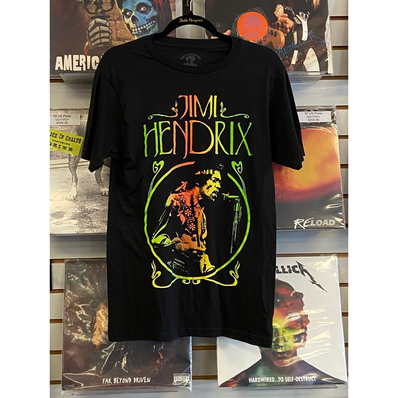 Jimi Hendrix Multicolor Print Tee