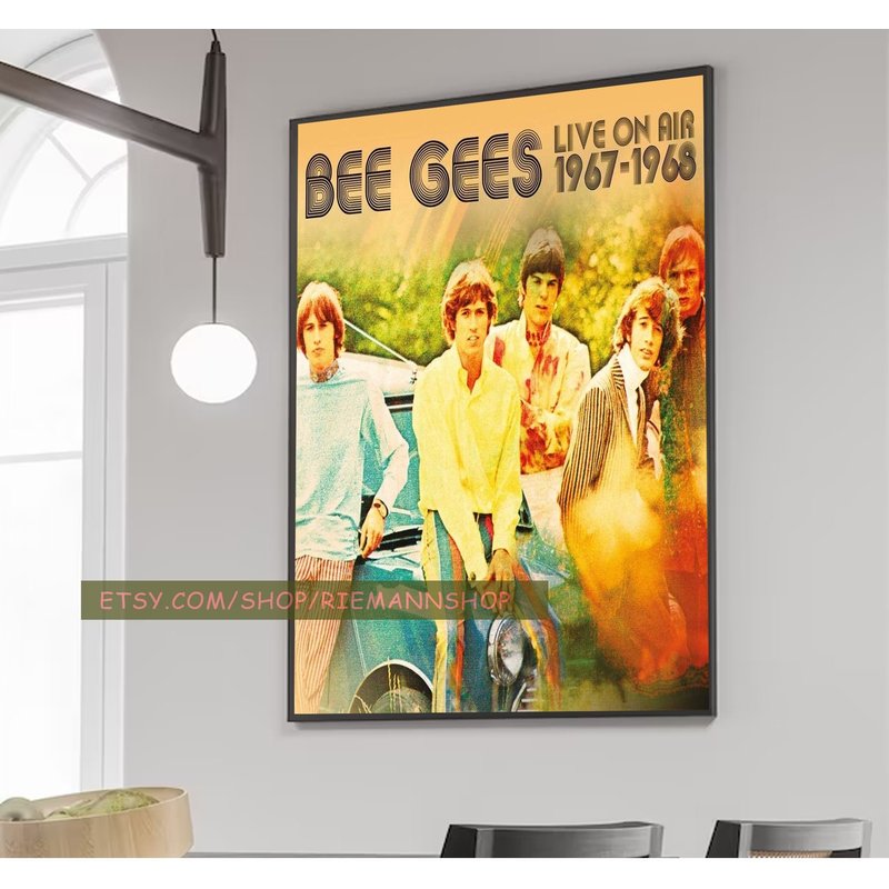 The Beegees 1967 1968 Tour Poster — Posters & Prints
