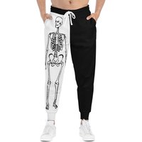 Athletic Joggers - Skeleton Halloween Print Color
