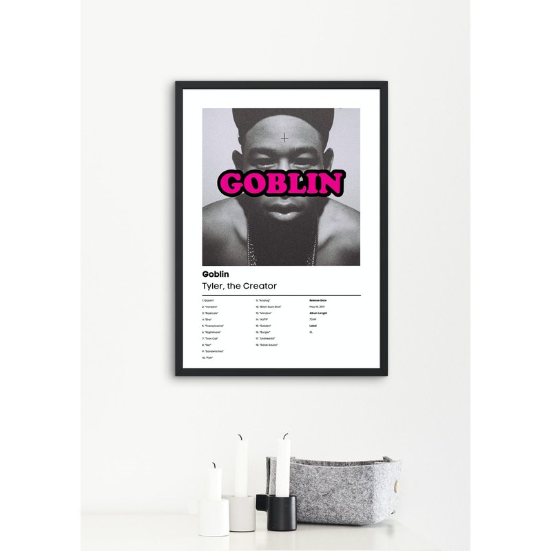 Tyler The Creator, Goblin | Album Cover Art, Tyler The Creator Music Print — Posters & Prints