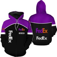 Fedex Purple Hoodie 3d — Sweats à capuche pour hommes
