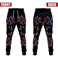 Floral Joggers, Athletic Joggers