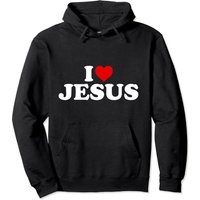 I Love Jesus - Heart Hoodie