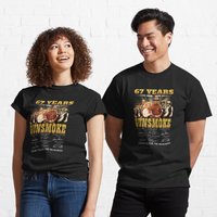 67 Years Gunsmoke Cast Signatures Thank You For Memories T-shirt