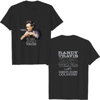 Vintage Distressed 00s Randy Travis Promo Album Concert Tour T Shirt