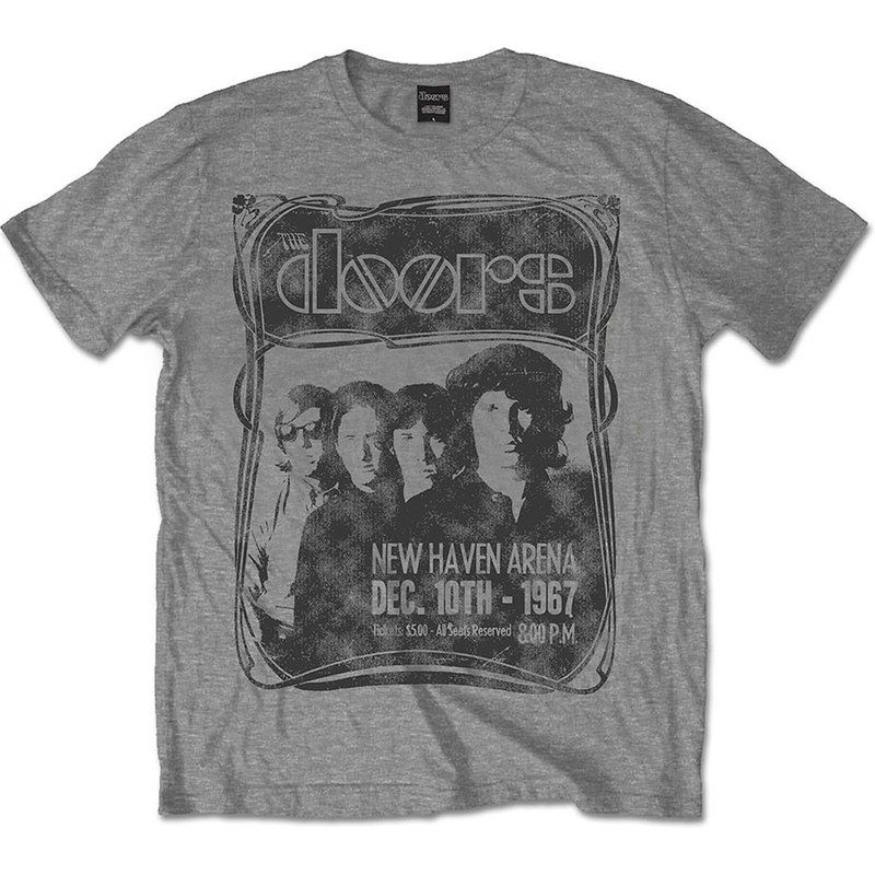 The Doors Jim Morrison Live In Concert 1967 Official Tee T-shirt — T-shirts pour hommes