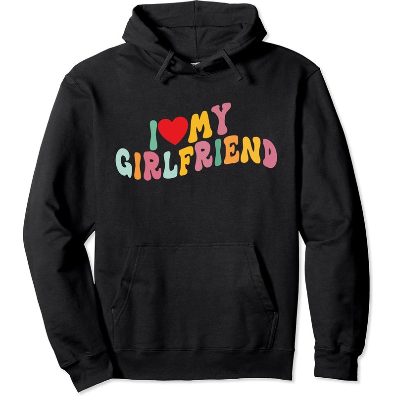 I Love My Girlfriend - I Red Heart My Girlfriend Gf Pullover Hoodie — Sweats à capuche pour hommes