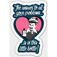 I Love Lucy - Vitameatavegamin - I Love Lucy - Sticker — Stickers & Decals